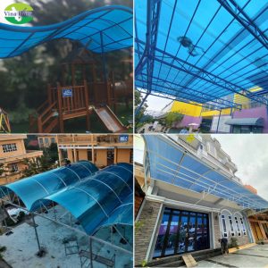 Công trình tấm lợp lấy sáng Poly rỗng